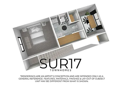 Floor plan Norte with Rooftop