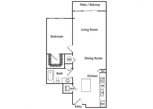 Floor plan A1 ARCH Income Restricted