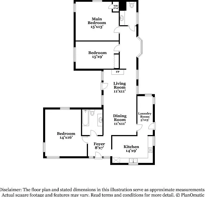 3 bed, 1.5 bath, 1406 sqft, $1,390 — Photo 2
