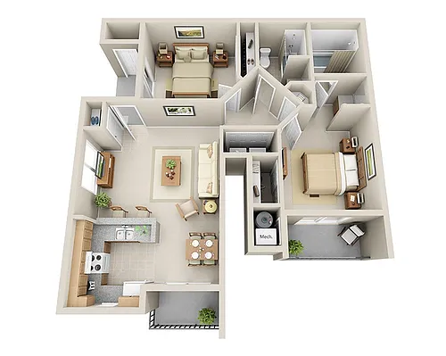 Floor plan Jetsetter Affordable