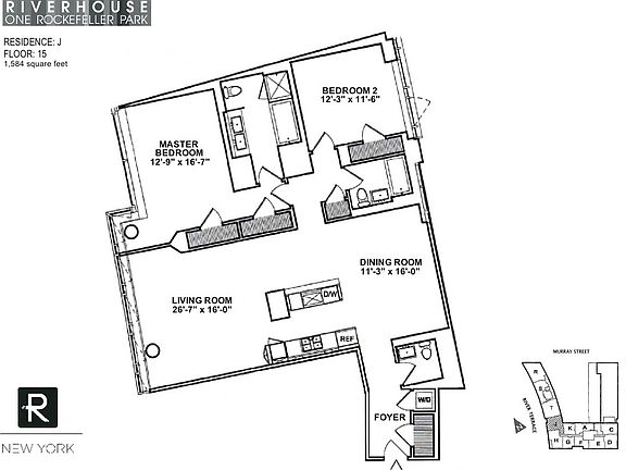 2nd image of 2 River Ter APT 15J