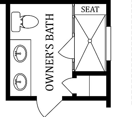 Second Floor Opt. Venetian Owner s Bath