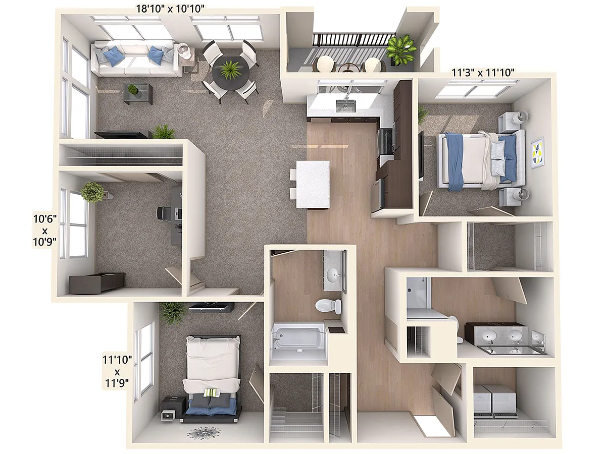 Floor plan B16-Esp