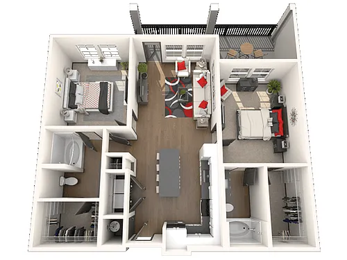 Floor plan B1