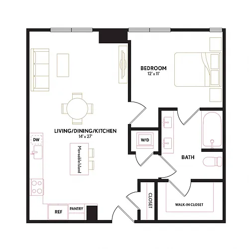 Floor plan A22