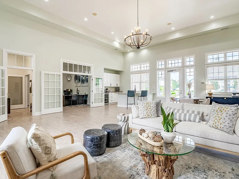 Inviting Leasing Clubhouse View