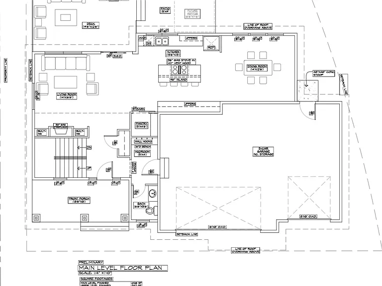 Main level layout
