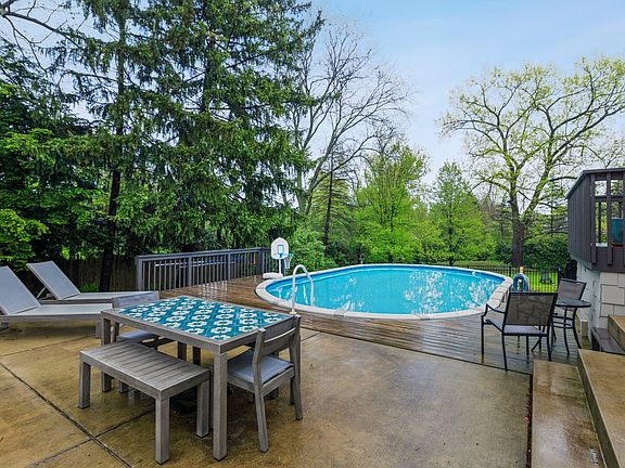 Patio & Deck around pool.