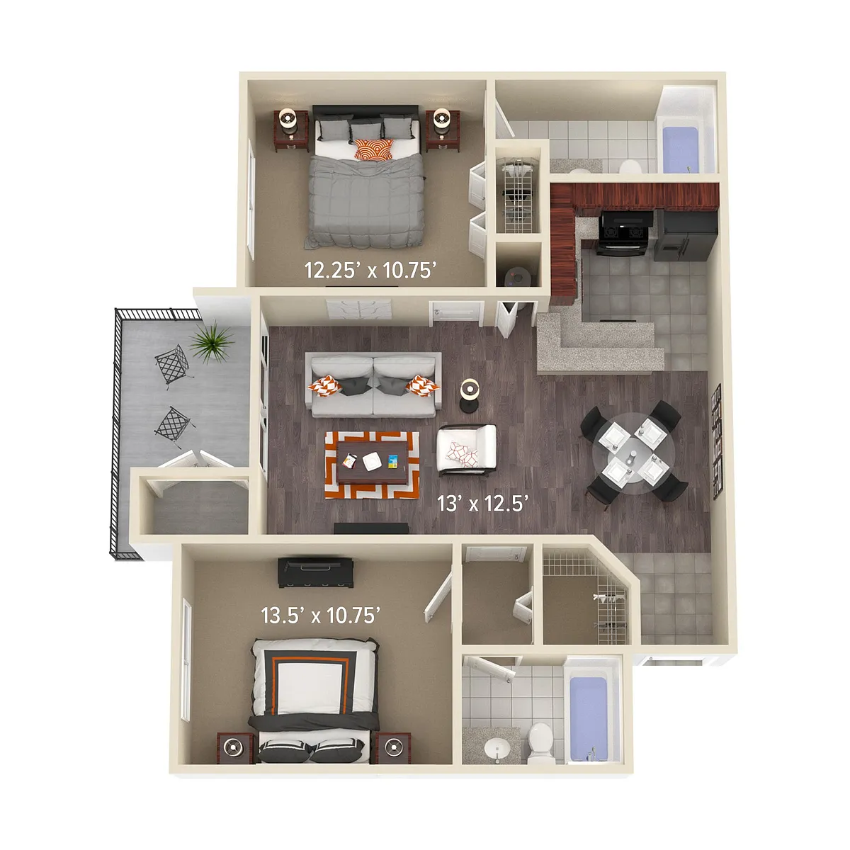 Floor plan B2 MAPLE