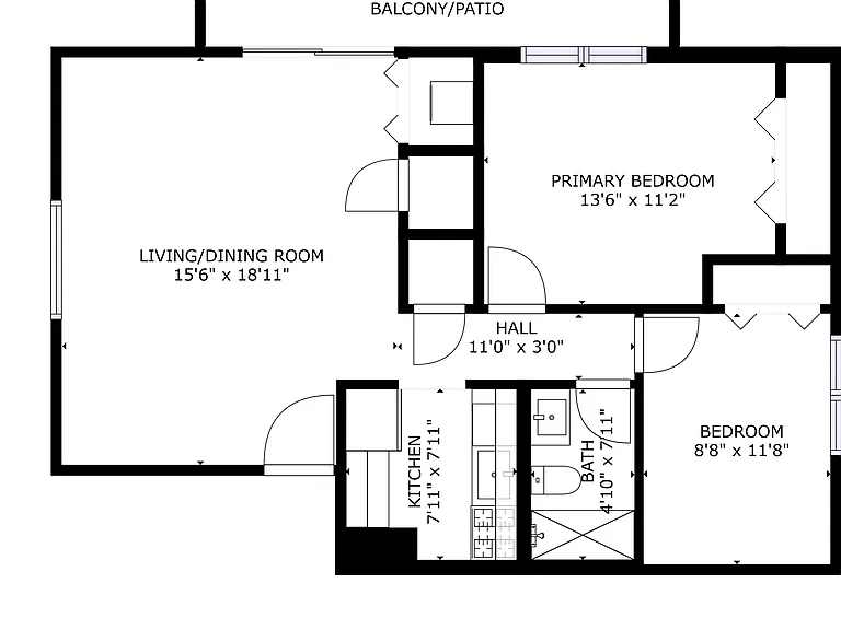 Renovated 2BR, 1BA - 770 SF Renovated 2BR, 1BA - 770 SF