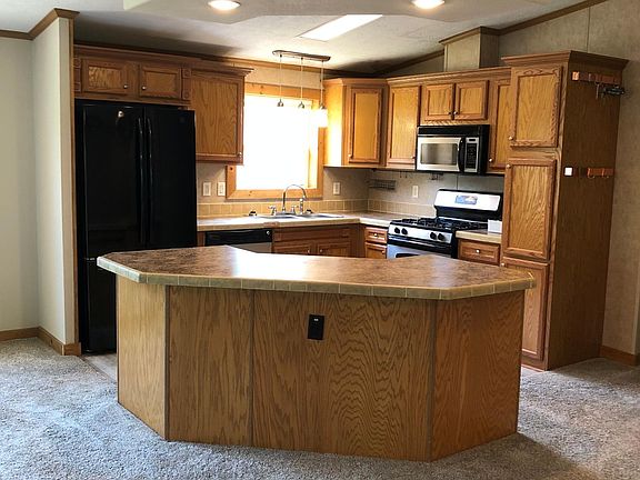 View from Living room into Kitchen