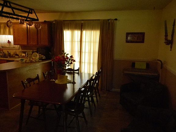 French doors open to deck