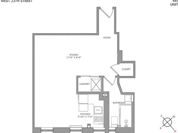 2nd image of 225 W 23rd St APT 4H