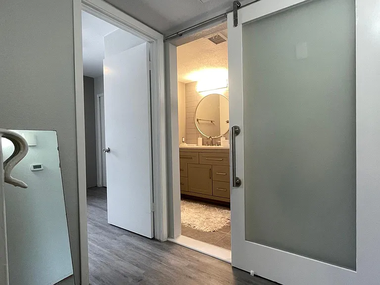 Upstairs landing. Luxury Viny floors throughout the unit except for the wet areas.
