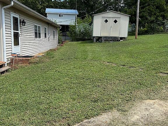Shed by the house