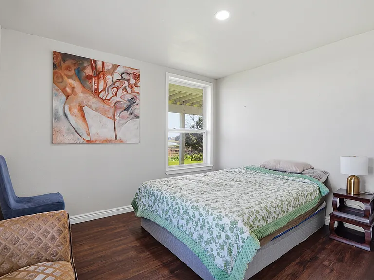 Best bedroom views in the building! Grass, dock, swings and sunset/sunrises view from this bedroom
