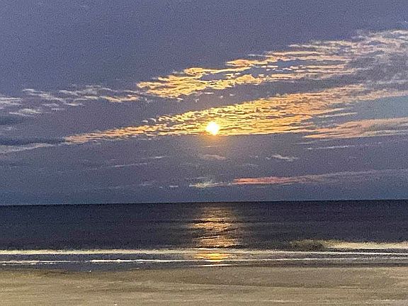 sunrise on a calm day