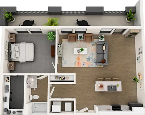 Penthouse G Floorplan View Penthouse G Floorplan View