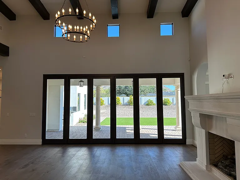 View of yard from great room