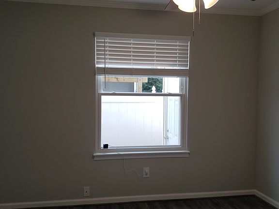 Living area at back of the townhouse.