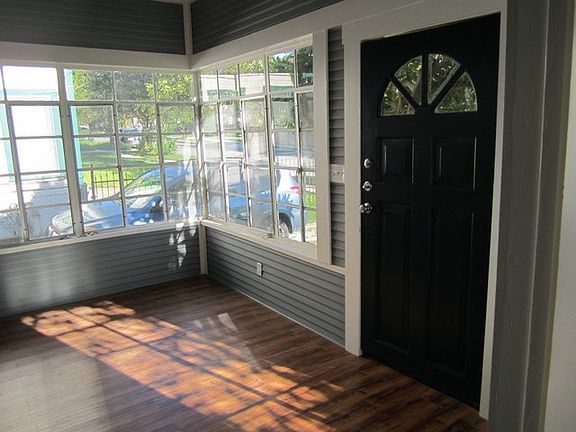 Enclosed front porch