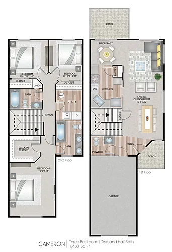 Floor plan Cameron