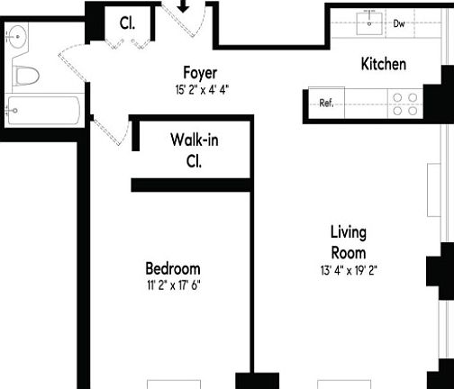 2nd image of 1 Irving Pl APT G26a