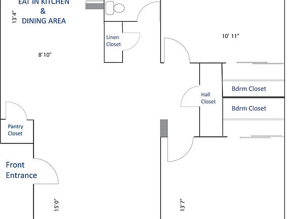 2 bdrm layout 2