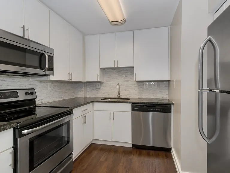 Spacious kitchens with cabinets and ample counter space