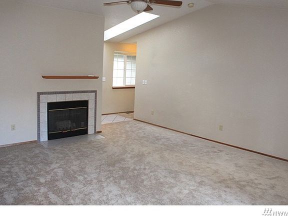 Living Room with gas fireplace.