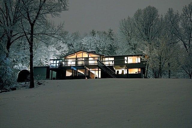 Exterior back