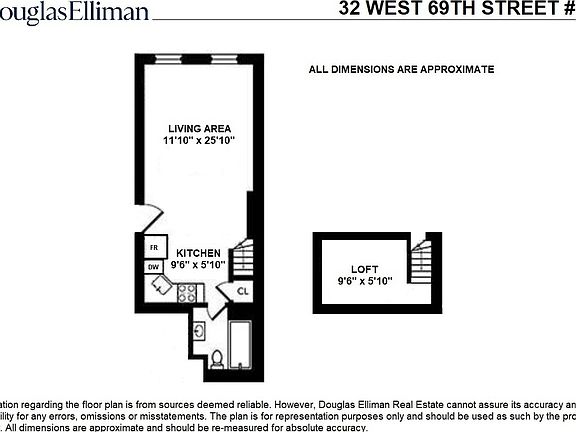 2nd image of 32 W 69th St #1B