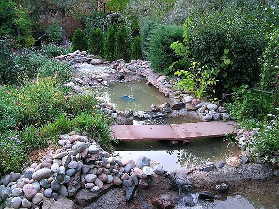 Cascading Ponds & Bridge 