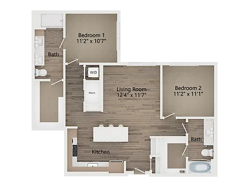 Floor plan B3