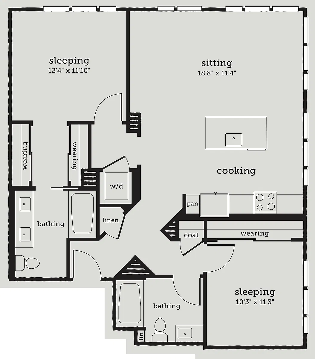 Floor plan B7