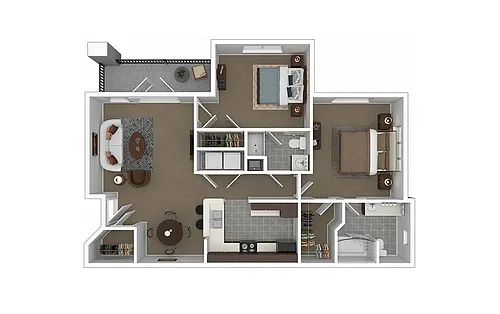 Floor plan B3/B4 - Huntersville