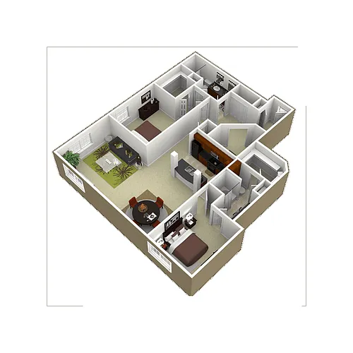 Floor plan B6 (The San Felipe)