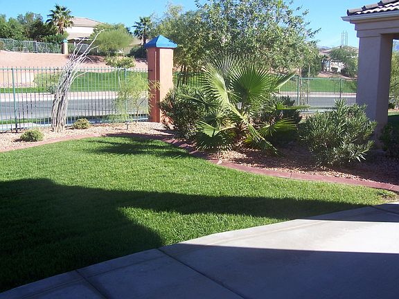 side yard on south side