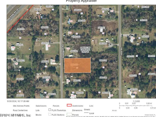 124 SWEETGUM Road, East Palatka, FL 32131