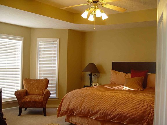 MASTER WITH TRAY CEILING AND CEILING FAN