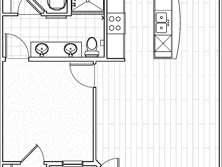 One Bedroom, One Bathroom A5 Floor Plan One Bedroom, One Bathroom A5 Floor Plan