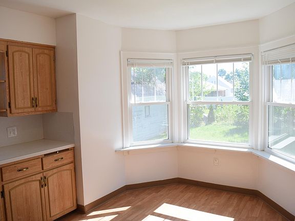 Breakfast nook area with over-sized widows.