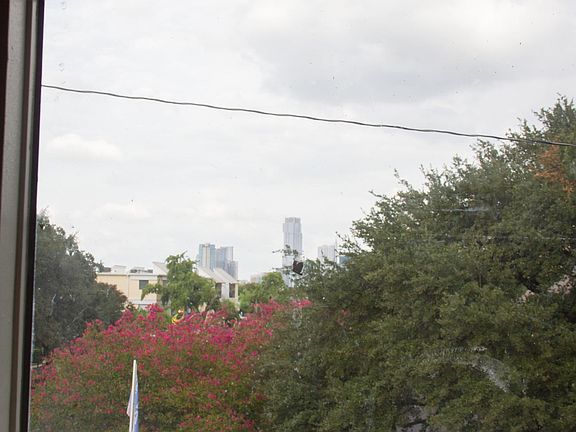 Downtown views from the bedroom!