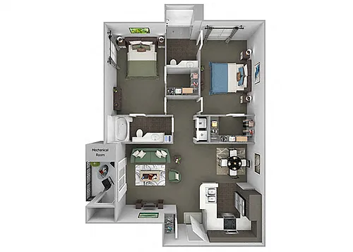 Floor plan B2 (White Alder)
