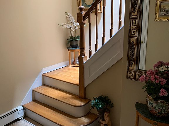 Skylight illuminated stairs