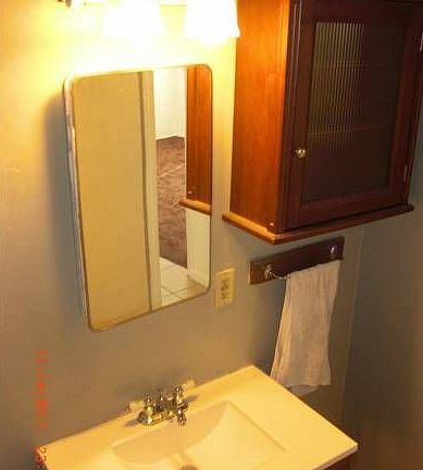 new light fixtures/sink