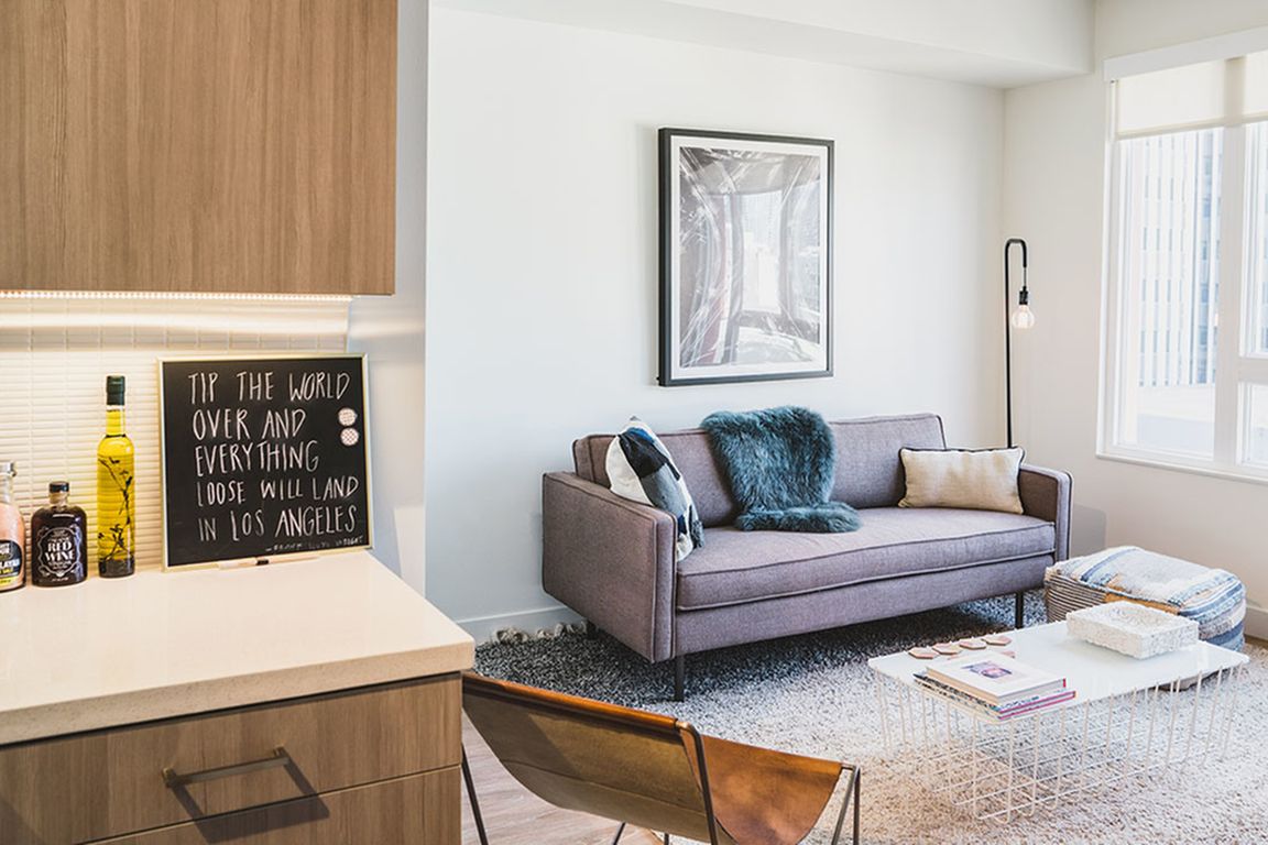 Light filled apartment homes in Los Angeles.