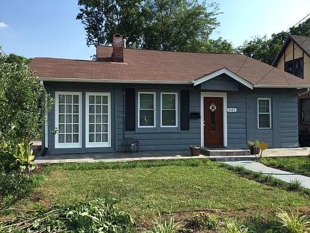 front of the house