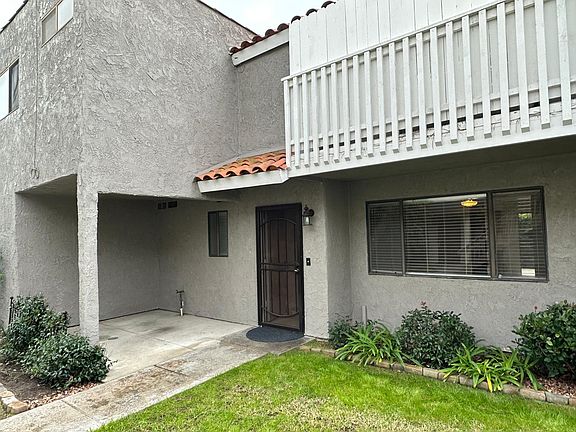Front of unit and front patio.