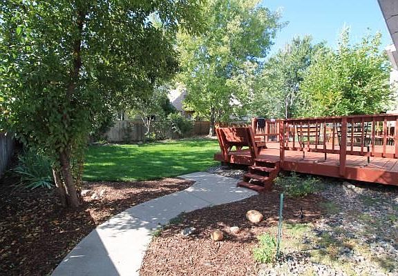 Back Yard and Deck